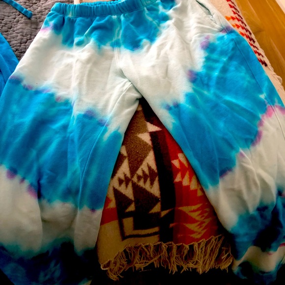 Spiritual gangster tie dye sweatpants barley worn and super comfortable! - Picture 1 of 2